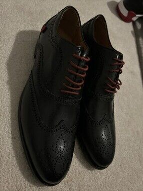 Marc Joseph New York Mens Black Madison Lace Up Oxfords & Dress Shoes Size US 11